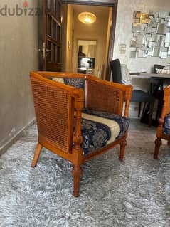 vintage bamboo(خيزران) living room / salon. 600$
