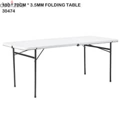 Folding Portable Camping Table 180 x 70 cm