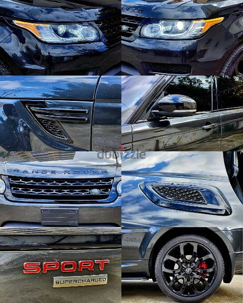 Range Rover Sport DYNAMIC V8 4WD 2016 FULL 68000 miles  شبه جديد 6