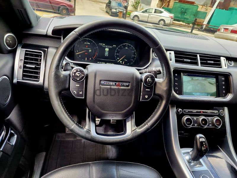 Range Rover Sport DYNAMIC V8 4WD 2016 FULL 68000 miles  شبه جديد 15