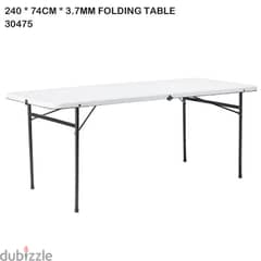 Folding Portable Camping Table 240 x 74 cm 0