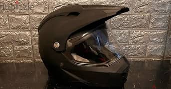 new virtue safety helmet motorcycle with sunglasses built in