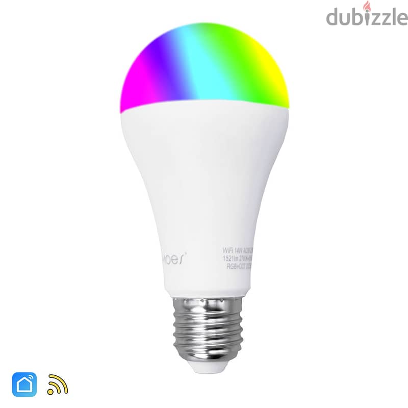 Bulb lamp light Smart 14w 1502 lumens RGB, Cool, Warm 3