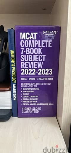 KAPLAN MCAT 7 Subject Books, in Perfect condition
