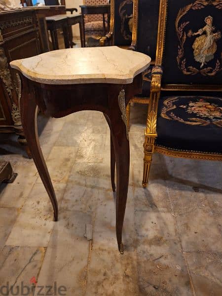 طقم طاولات صالون وجه رخام عدد٢ سعر لقطة side table 1