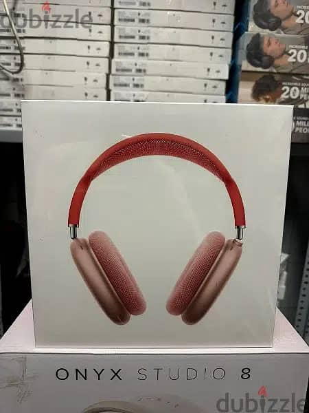 Airpods Max pink with red handband last and new offer 1