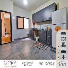Dawra | Renovated/Furnished 2 Bedrooms Apartment | Elevator | Balcony