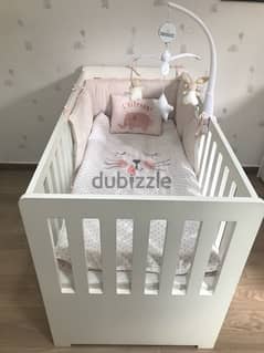 Excellent condition crib with mattress for sale