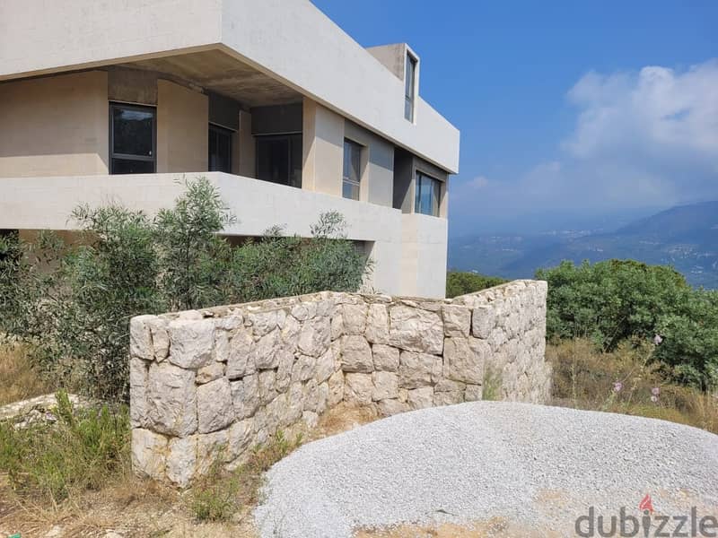 1100 Sqm|Brand new villa for sale in Baabdath | Sfeila | Mountain view 4