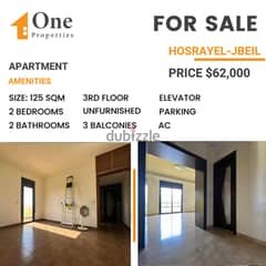 APARTMENT for SALE, in HOSRAYEL / JBEIL, with a great VIEW 0