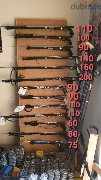 spearfishing all sizes are available 45$