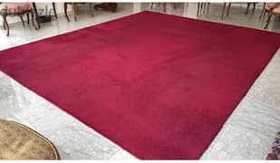 Tapis moderne. Modern red Carpet