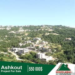 550,000$ Cash Payment!! Projects For Sale In Achkout!! Panoramic View!