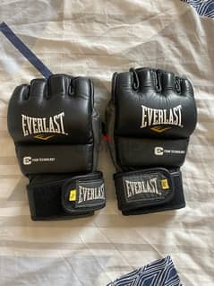 mma gloves Everlast and boxing gloves