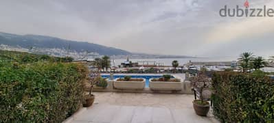 Aqua Marina Tabarja/ Chalet for Rent Furnished Nice Sea View + Terrace