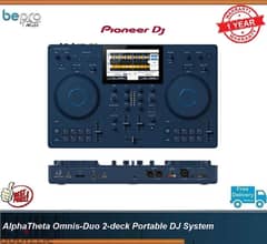AlphaTheta Omnis-Duo 2-deck Portable DJ System,Pioneer DJ Omnis Duo