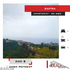 200 $ Apartment for rent in safra 80 SQM REF#JH17212