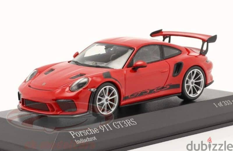 Porsche GT3 RS diecast car model 1;43. 1