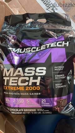 Muscletech Masstech Extreme 2000 5.44kg (12 LBS) Mass gainer