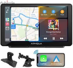 aphqua 2024 Wireless Ape CarPlay and Android Auto Car Stereo
