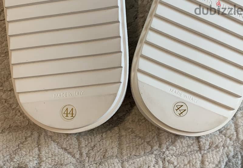 Original Louis Vuitton White Monogram Slides 7