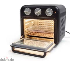 Compact oven with retro look - mint green and Black 16L 1300W