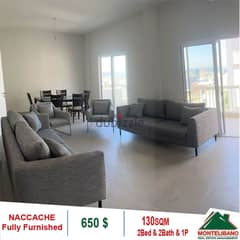 650$ Cash/Month!! Apartment For Rent In Naccache!! Open View!!