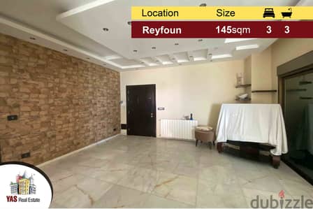 Reyfoun 145m2 | Super Luxurious | Mountain View | Prime Location | DA