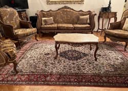 salon with carpet Persian iran