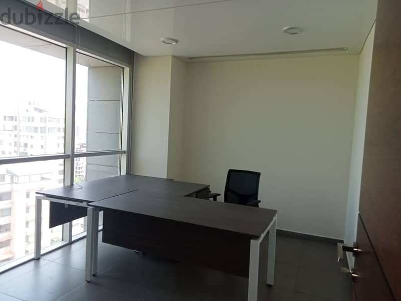 300 Sqm | High end finishing Office for rent in Sin el Fil 9