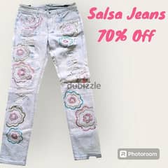 SALSA JEANS FOR WOMAN  SIZE 30 & SIZE 36( 25$)