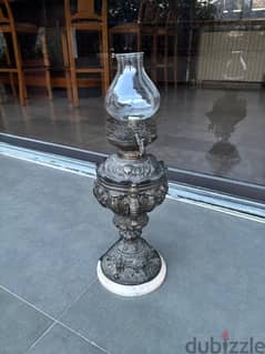 bronze lamp, great condition