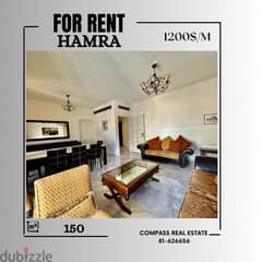 A Beautifully Designed Apartment for Rent in Hamra.