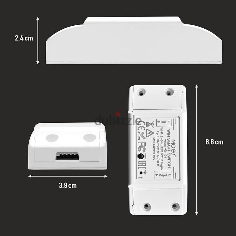 Smart Relay switch Tuya 10Amps wifi 2