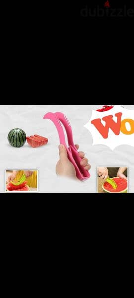 watermelon 2in1 slicer+clamp 2