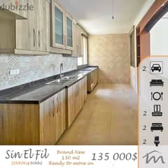 Sin El Fil | Brand New 2 Bedrooms Apartment | 2 Parking Spots | 130m²