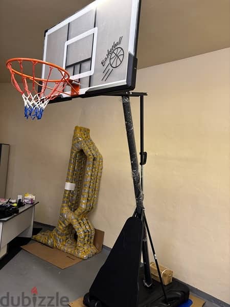 Basketball Hoop 140 cm x 80 cm backboard 7