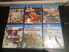 PS4 GAMES COLLECTION USED LIKE NEW