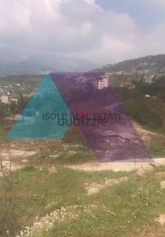A 2424 m2 land having a panoramic mountain view for sale in Bteghrine