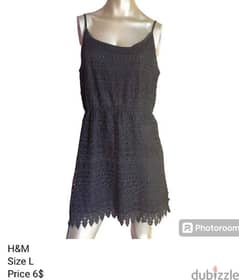 H&M Black Dress 0