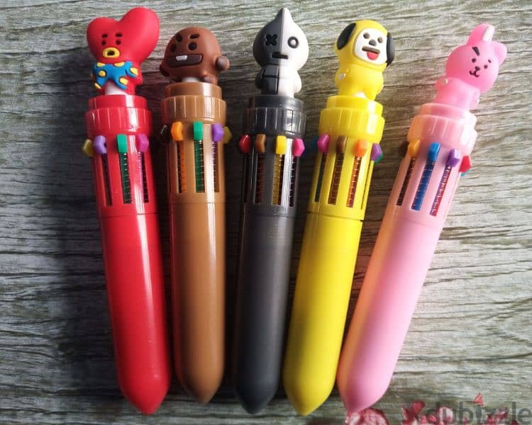 Cute BTS characters 10 colors pen 5