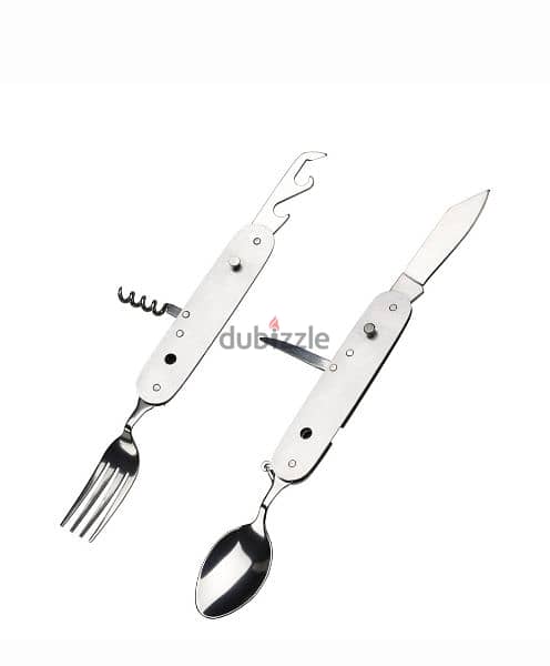 trekstone stainless steel camping cutlery 0