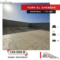 Furnished Apartment for sale in Furn El Chebbak 110 sqm ref#jpt22141