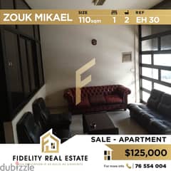 Apartment for sale in Zouk Mikael EH30