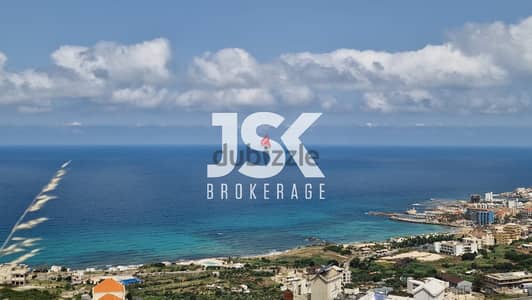 L15316-1,200 SQM Land for Sale In Eddeh, Batroun with Sea View