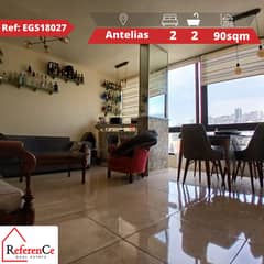 Furnished apartment for sale in Antelias شقة مفروشة للبيع في انطلياس