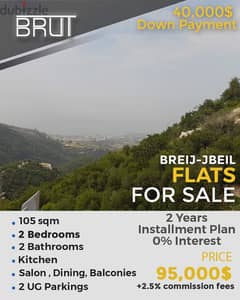 apartments for sale in Breij Jbeil - Installment plan