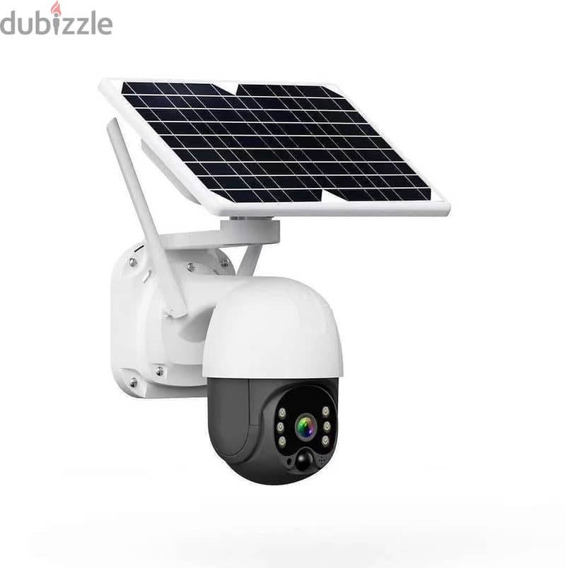 5MP OUTDOOR SOLAR 4G SIM CARD P2P PTZ IP CAMERA - كاميرا طاقة شمسية 3