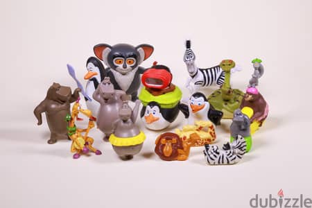 Madagascar action figures collection