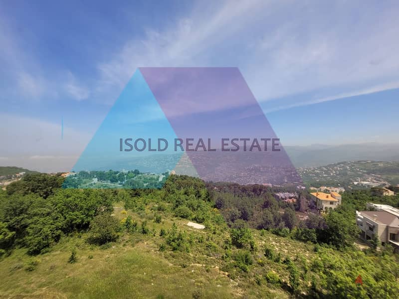 Apartment + panoramic view for sale in Bikfaya شقة للبيع في بكفيا 0